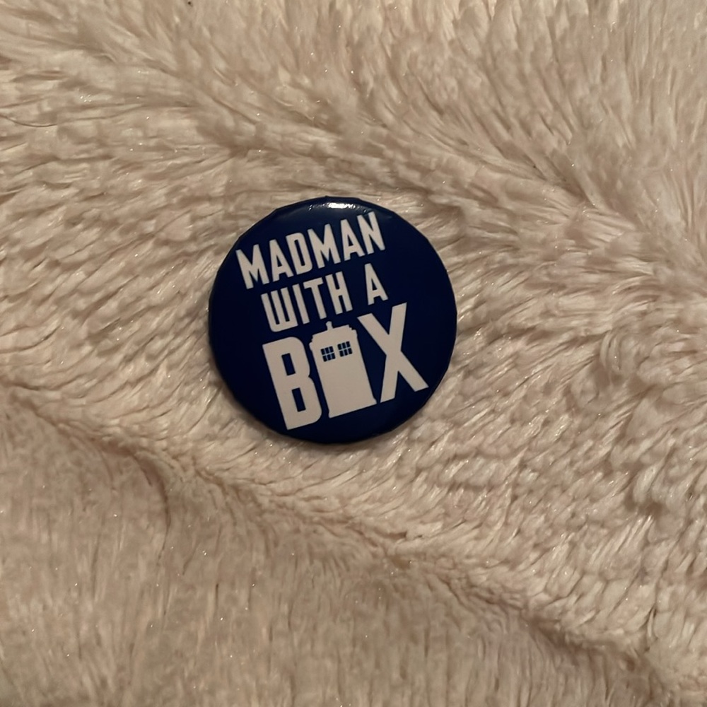 Dr. Who Madman with a Box Pin